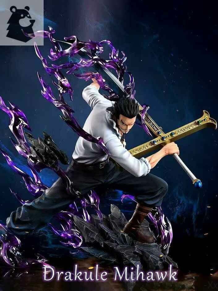 Фигурка Ван Пис орлиный глаз mихок / One Piece Mihawk 30cm-Xxing