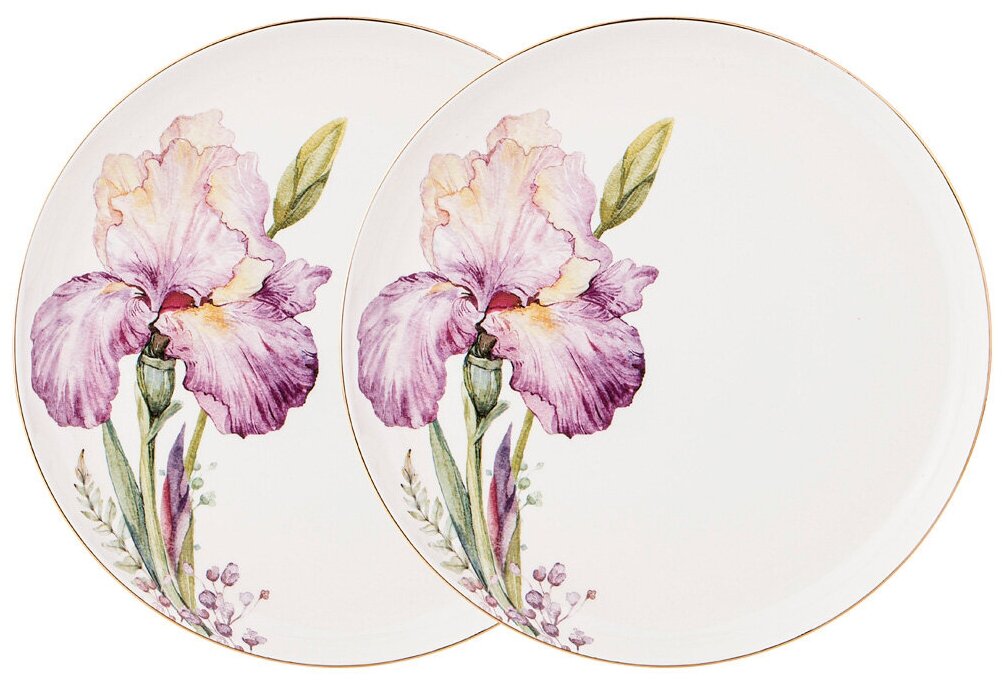 Набор тарелок Lefard "Iris" закусочных, 2 штуки, 20,5 см (590-352)