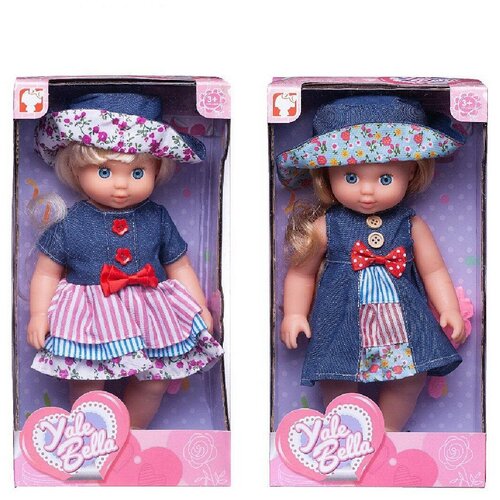 Кукла в платье и шляпке, 2 вида, 25 см YL1702CT-A кукла с цветными волосами в платье 1 упаковка