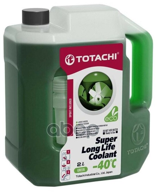 Жидкость Охлажд. Низкозамер-Ая Totachi Super Long Life Coolant Green -40c TOTACHI41602