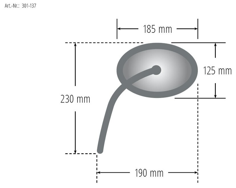 Зеркало PW SUZUKI GSX-R 750(302-137) справа