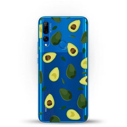 фото Силиконовый чехол узор из авокадо на huawei y9 prime (2019) andy & paul