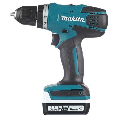 Дрель-шуруповерт аккумуляторная Makita DF347DWEX9, 14.4 В Li-ion 2x1.5 Ач