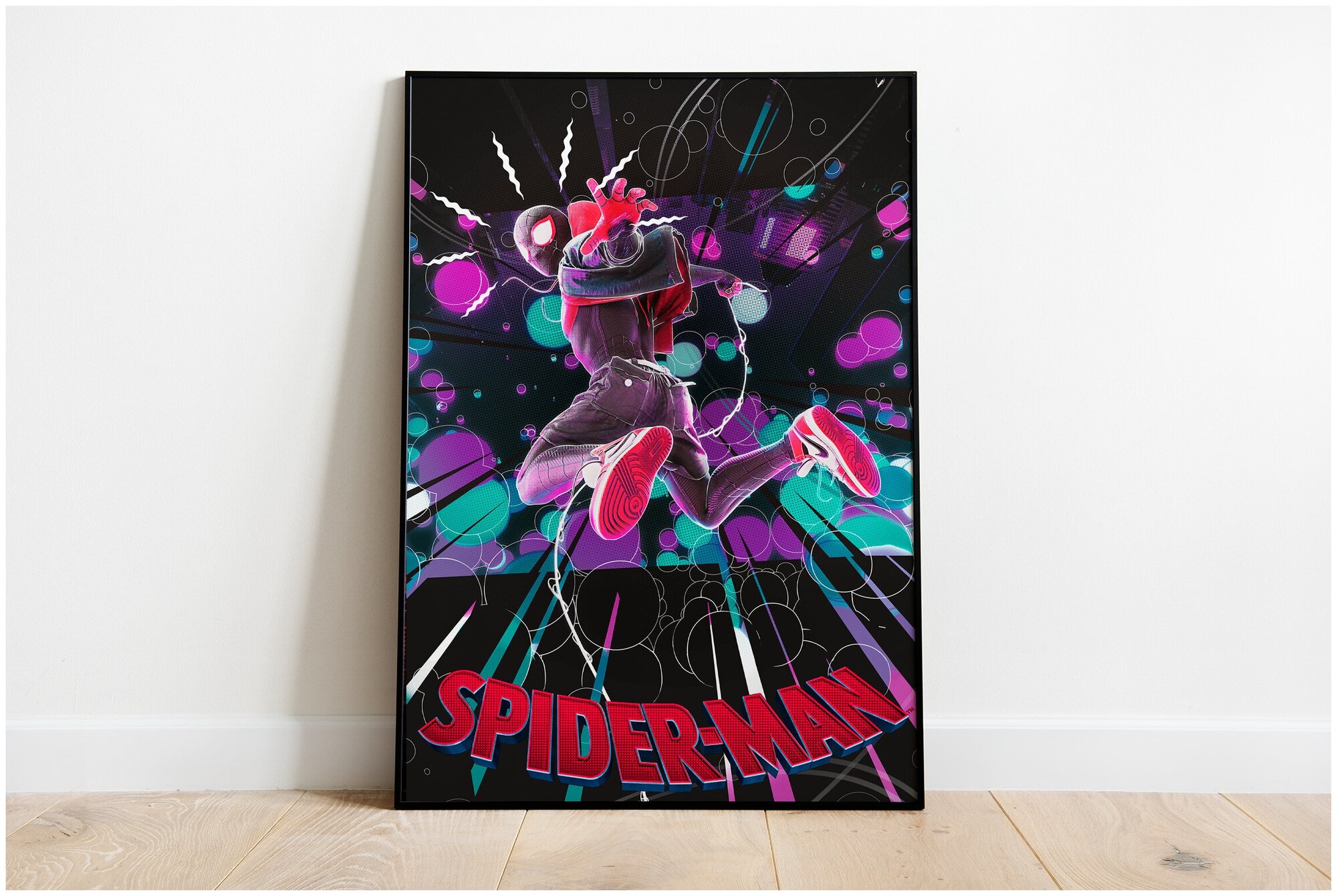 Плакат "Человек паук" / Формат А4 (21х30 см) / Постер для интерьера (без рамы)