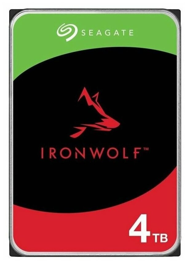 Внутренний HDD диск SEAGATE IronWolf 4TB, SATA3, 3.5" (ST4000VN006)