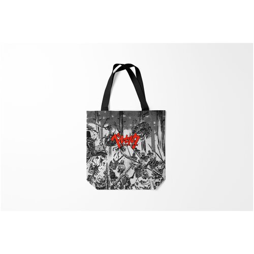 фото Сумка-шоппер / 40х40 см / аниме / берсерк скелеты burnettie