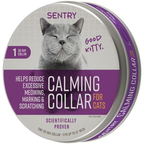 Ошейник для кошек NEW SENTRY Calming Collar успокаивающий с феромонами