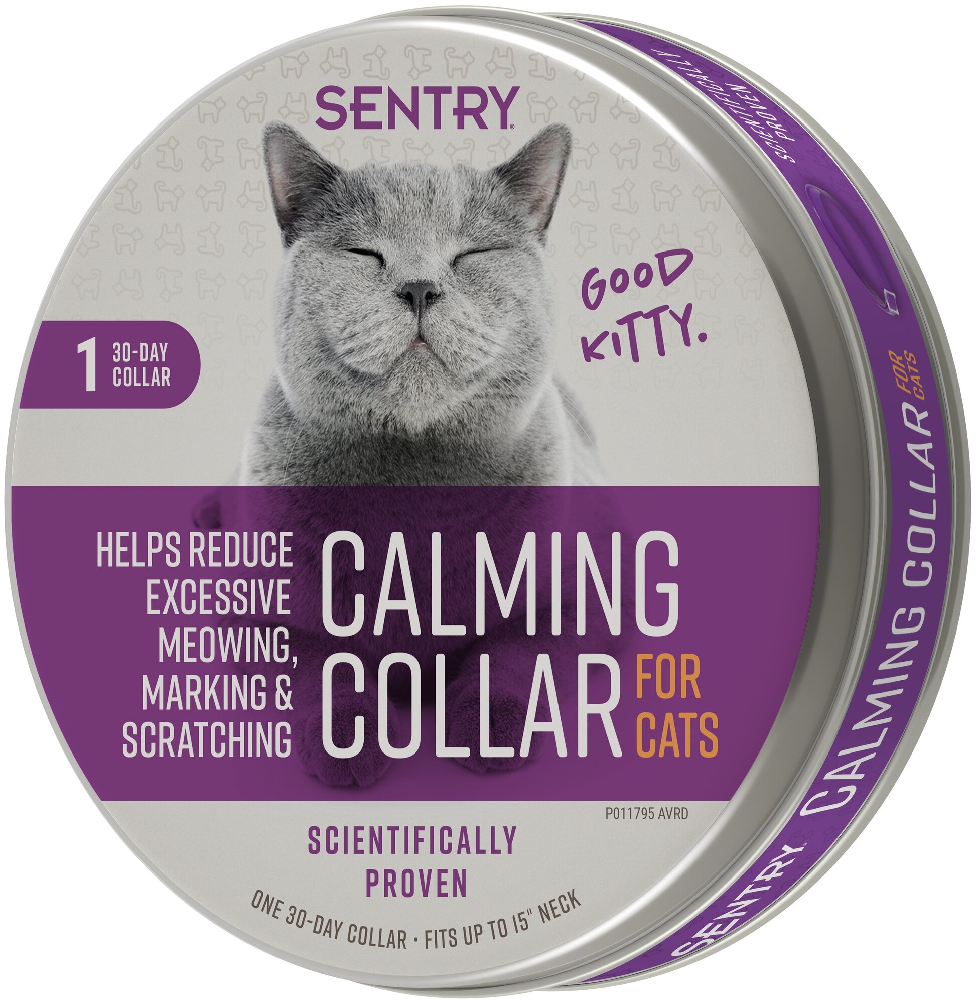 Ошейник для кошек NEW SENTRY Calming Collar успокаивающий с феромонами - фотография № 1