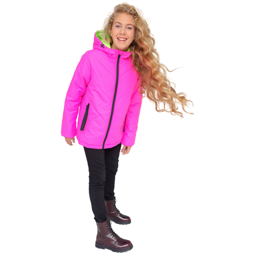 Куртка демисезонная для девочки Potomok by UKI kids “Мику”, розовый, размер 134