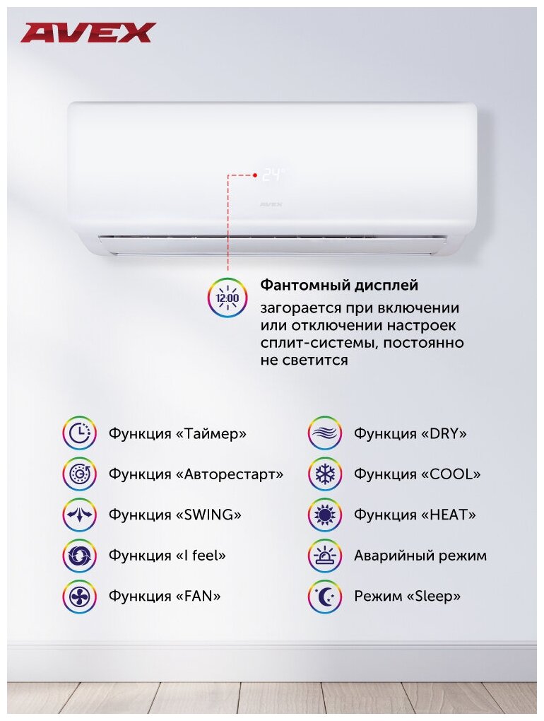 Сплит-система AVEX AC 09 QUB - фотография № 5