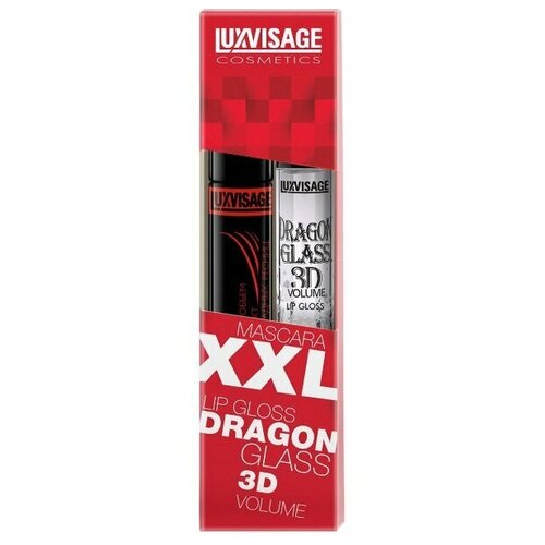 фото Luxvisage набор: тушь для ресниц + блеск для губ