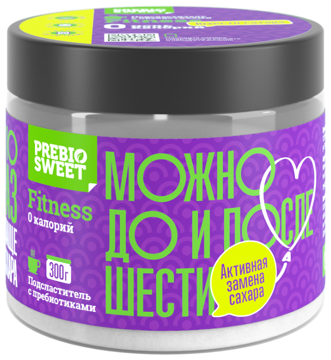 Сахарозаменитель Пребиосвит Фитнес Prebiosweet Fitness, 300 г