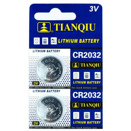Батарейки дисковые литиевые CR2032 2шт 3v lithium для весов, брелков, сигнализаций, игрушек, DL2032