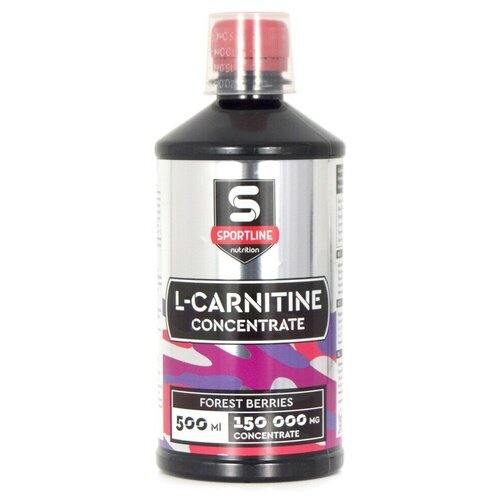 Sportline Nutrition L-карнитин Concentrate, 500 мл., лесные ягоды л карнитин концентрат тропические фрукты 500 мл синий