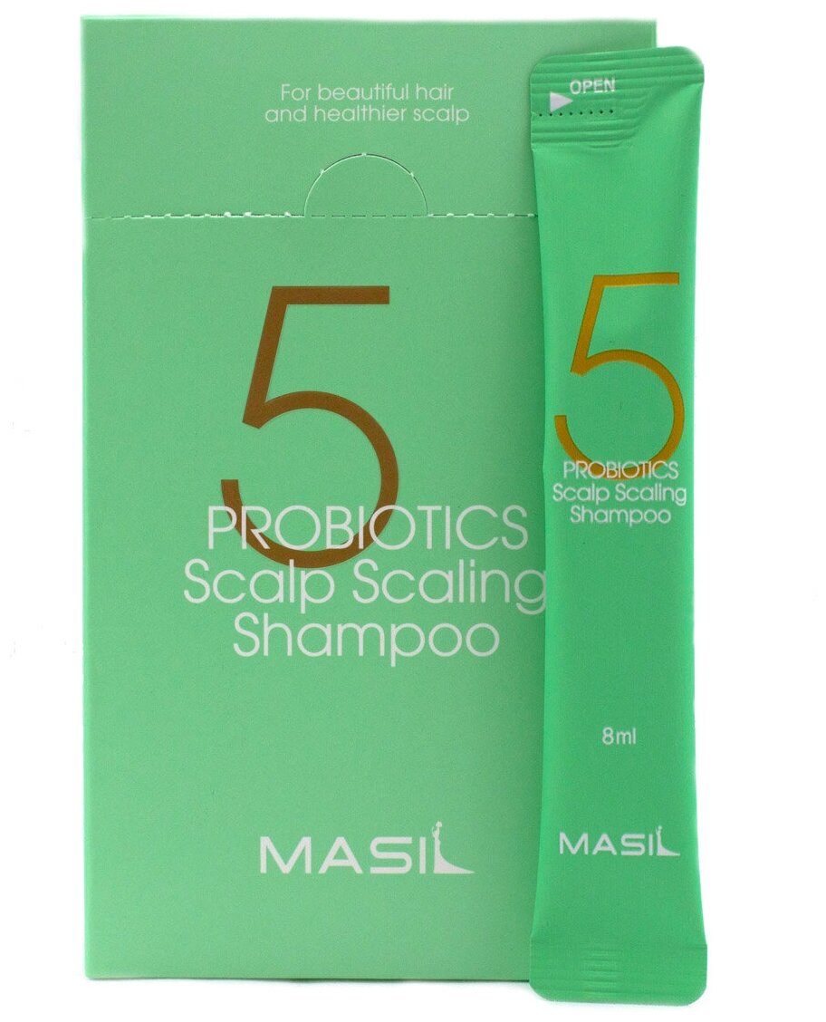 MASIL Шампунь для волос и кожи головы глубокоочищающий 5 PROBIOTICS SCALP SCALING SHAMPOO, 8 мл 3 шт