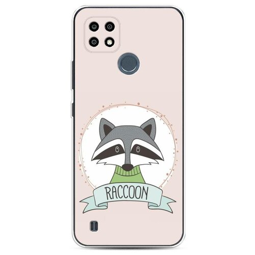 фото Силиконовый чехол "малыш енот" на realme и oppo realme c21y / реалми c21y case place