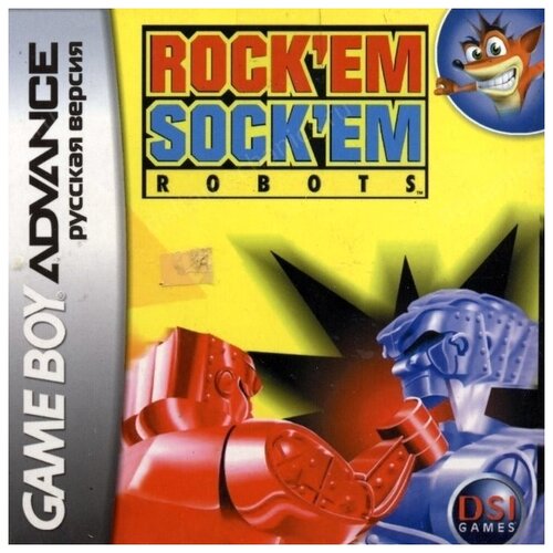 Game Boy Advance Rock`em Sock`em Robots GBA SP 32-342