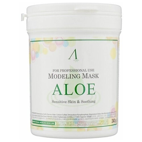 фото Альгинатная маска с алоэ anskin aloe modeling mask 240 гр.