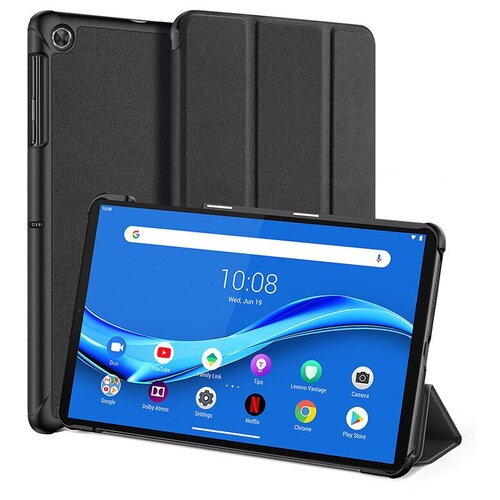 фото Чехол-книжка mypads для lenovo tab m10 + plus tb-x606f/m с функцией засыпания черный