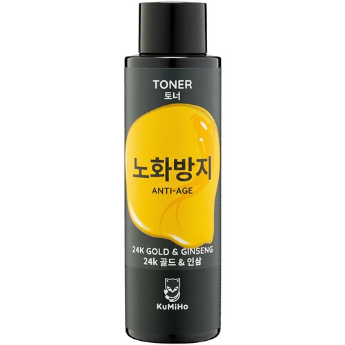 Тоник Kumiho для лица антивозрастной с золотом и женьшенем