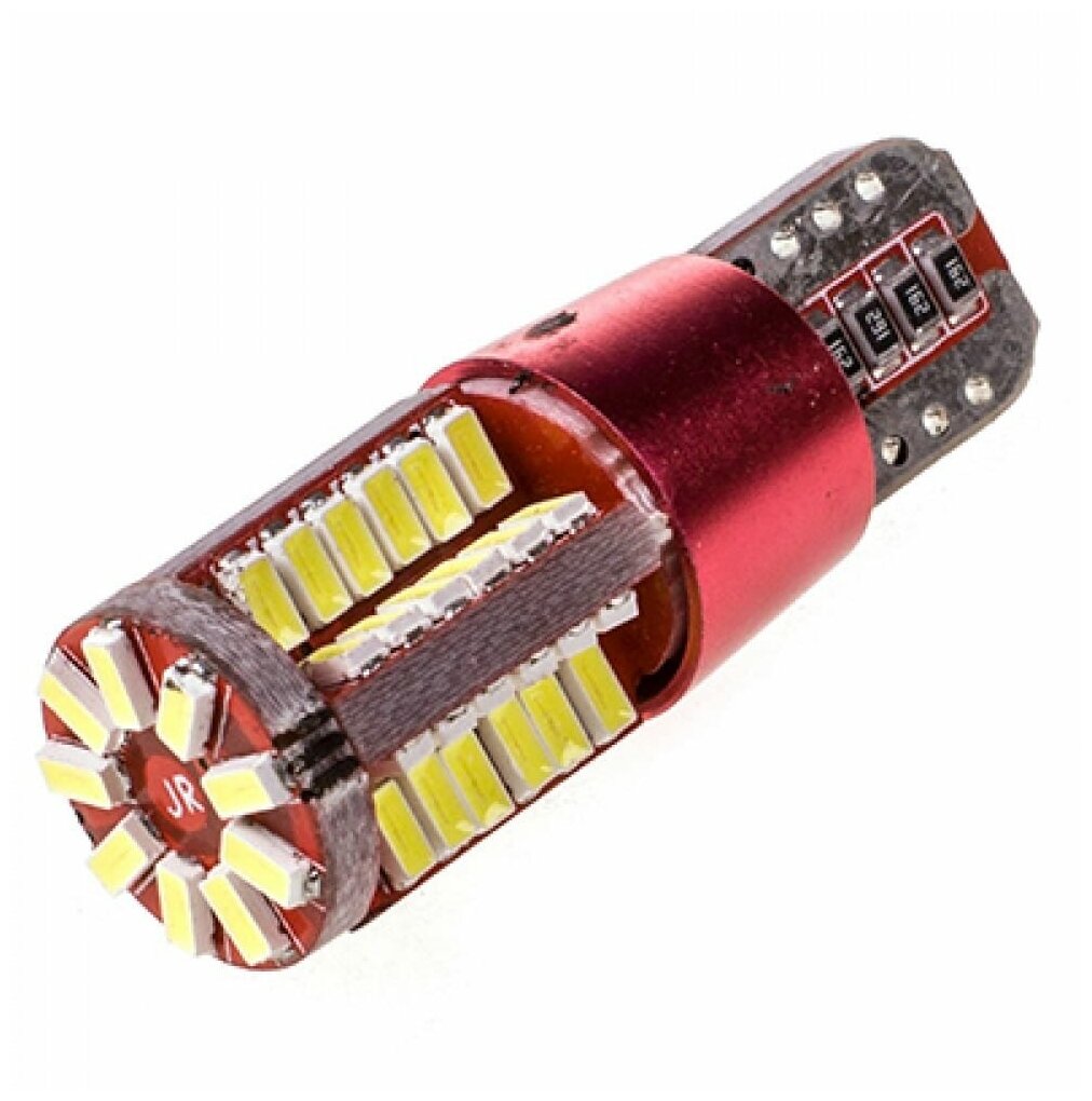 Автолампа Диод T10(W5w) 12v 57smd Диодов 1-Конт Белая Skyway Салон Габариты Номер Стопы Skyway арт. S08201245