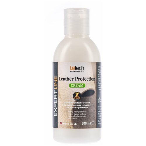 Защитный крем для кожи LeTech Leather Protection Cream X-GUARD, 200мл