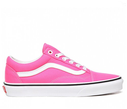 Кеды унисекс Vans Old Skool Neon Knockout Pink/True White / 36.5 EU