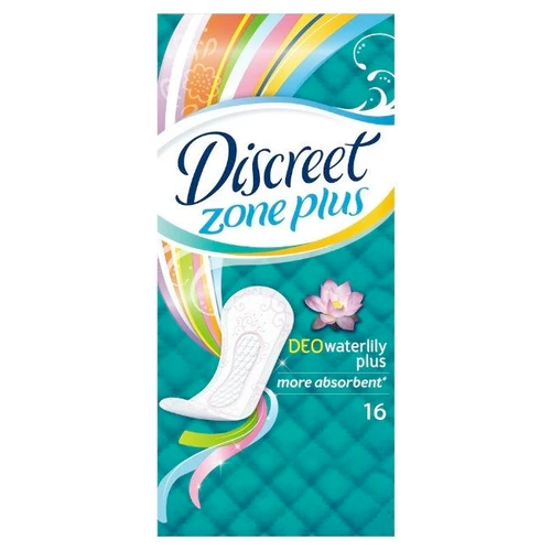 Прокладки ежедневные Discreet Plus Deo WaterLily Plus, 50 шт. - Procter and Gamble