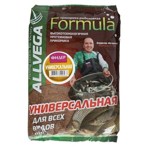 Прикормка Formula Universal Feeder, универсальная, фидер, 900 г