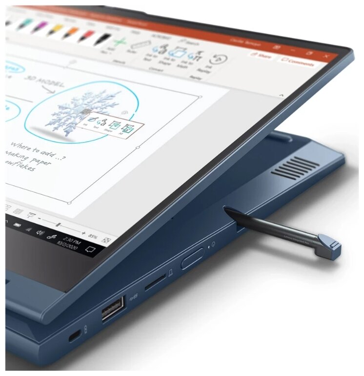 Ноутбук Lenovo ThinkBook 14s Yoga ITL 20WE006RRU Intel Core i5 1135G7 24 GHz - 42 GHz 16384 Mb 14 Full HD 1920x1080 512 Gb SSD DVD нет Intel Iris Xe Graphics Windows 11 Professional синий