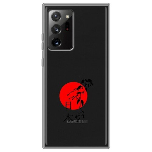 фото Полупрозрачный дизайнерский силиконовый чехол для samsung galaxy note 20 ultra прозрачная япония 100gadgets