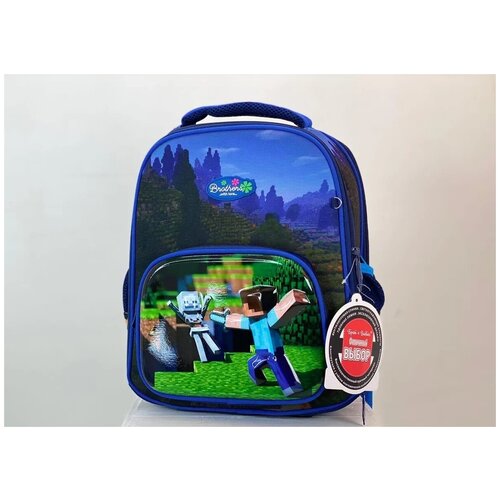 фото Школьный рюкзак для мальчика minecraft / ранец школьный для мальчика / рюкзак майнкрафт / ортопедический рюкзак / портфель школьный / рюкзак для мальчика / ранец ортопедический / рюкзак 3д evdakoff