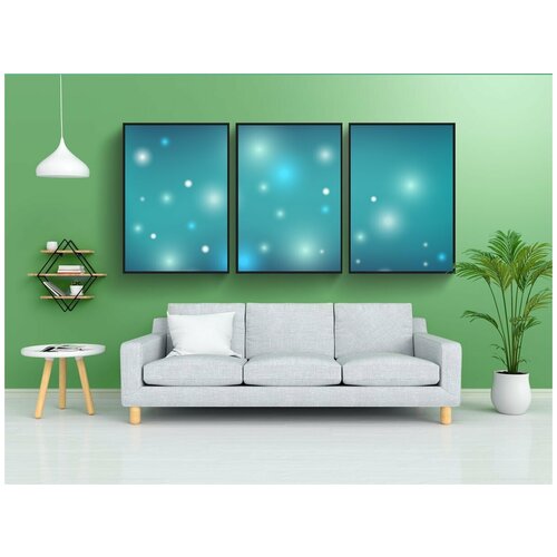 фото Набор модулных постеров для интерьера "яркий, фон, градиент" 60x90 см. в тубусе, без рамки lotsprints