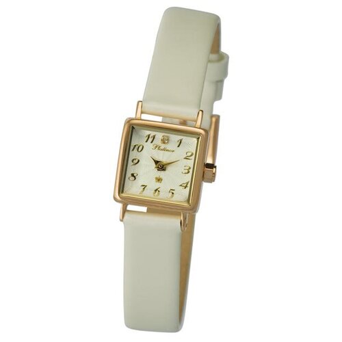 фото Часы наручные "алисия жен. золото 585*+ вст-ка серебро 925* 44530-1.111 platinor