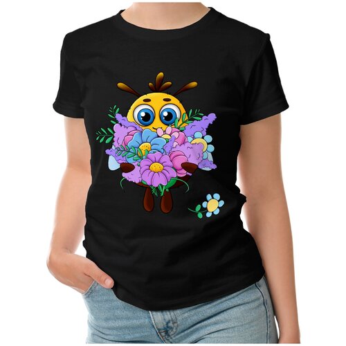 фото Футболка roly, размер s, черный