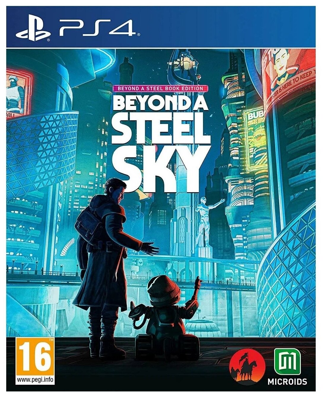 Beyond a Steel Sky - SteelBook Edition PS4, русские субтитры