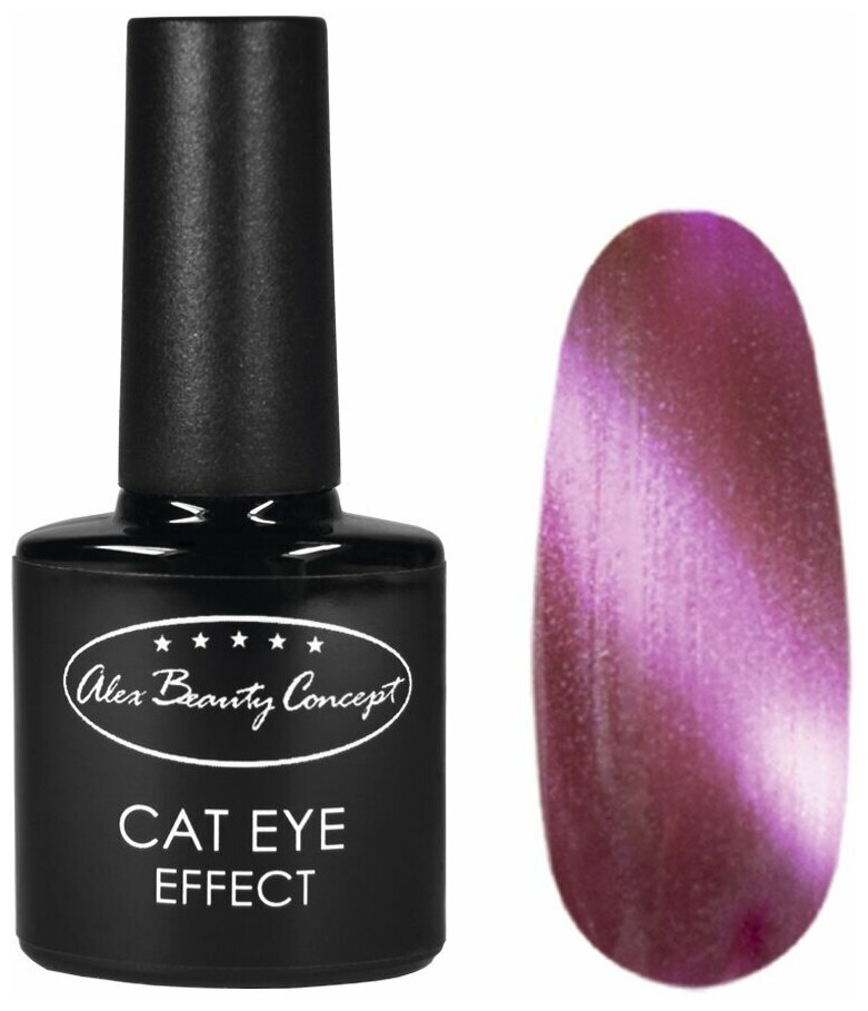 Alex Beauty Concept Гель-лак CAT EYE EFFECT GELLACK, 7.5 мл, цвет темно-розовый