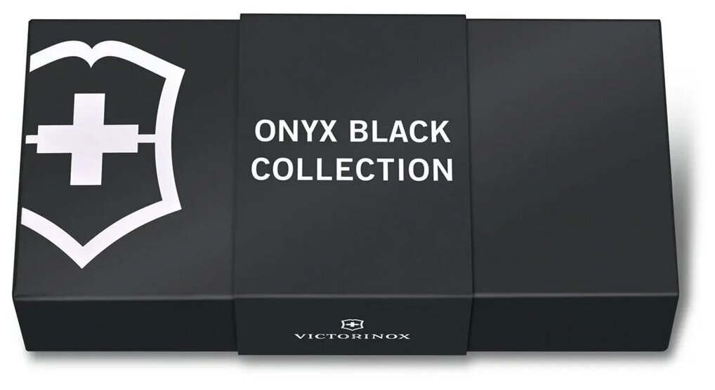 Складной нож Victorinox Onyx, 12 функций, 130мм, черный - фото №8