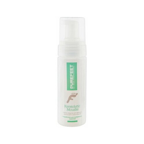 PUREFEET, Средство для удаления натоптышей и мозолей пенное, Keratolytic Mousse, 150 мл. tnl keratolytic гель кератолитик щелочной для удаления мозолей и натоптышей 300 мл