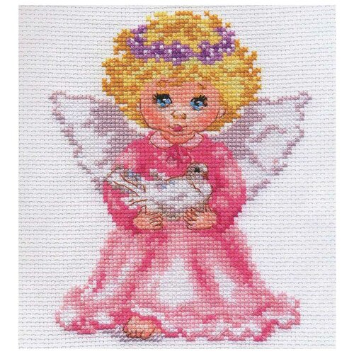 Алиса набор для вышивания 0-065 Ангелочек 12 х 14 см набор для вышивания детский алиса 0 065 ангелочек 12 х 14 см