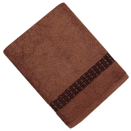 фото Tana home collection полотенце stenli цвет: коричневый (50х90 см) br41634