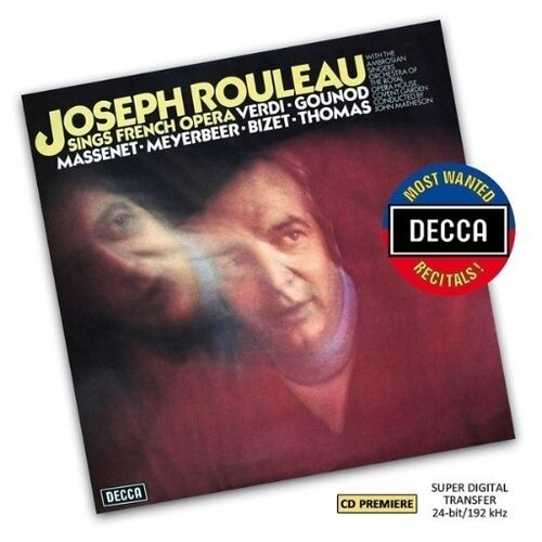 AUDIO CD Joseph Rouleau sings French Opera Decca Most Wanted Recitals Vol. 37 audio cd romantic songs decca most wanted recitals vol 1