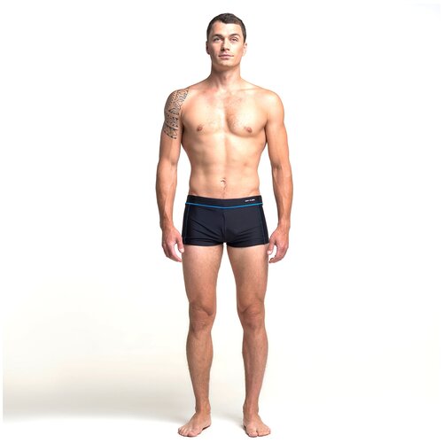 Спортивные шорты для плаванья мужские размер 48 черные 1491₽