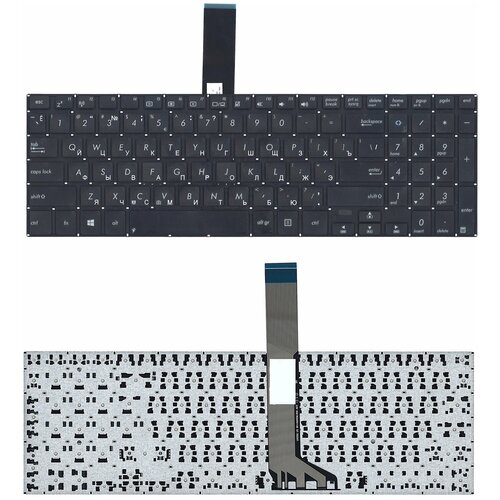 Клавиатура для ноутбука Asus Vivobook K551LB черная плоский Enter 154000₽