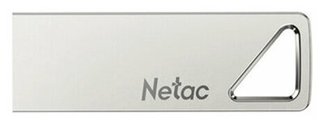 Флеш-диск 8GB NETAC U326, USB 2.0, серебристый, NT03U326N-008G-20PN