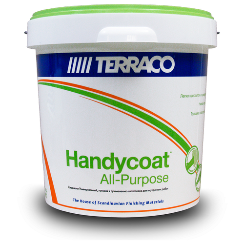 Шпатлевка финишная Terraco Handycoat ALL Purpose (15кг) шпатлевка финишная terraco handycoat washable 5 кг