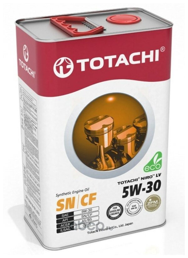 Totachi Niro LV Synthetic API SP, SN Plus, RC 5W-30 4098347 .