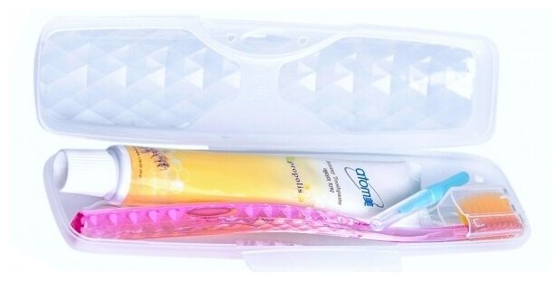 ATOMY Атоми дорожный набор зубная паста (50г) + зубная щетка + щетка для межзубного пространств