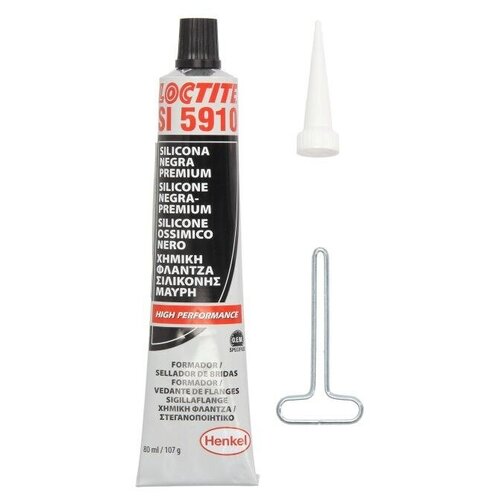 Герметик loctite 5910 черный, нейтральный - блистер 80мл. loctite 2394516