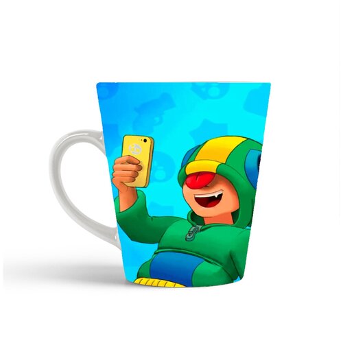 фото Кружка-латте coolpodarok браво старс brawl stars (селфи)